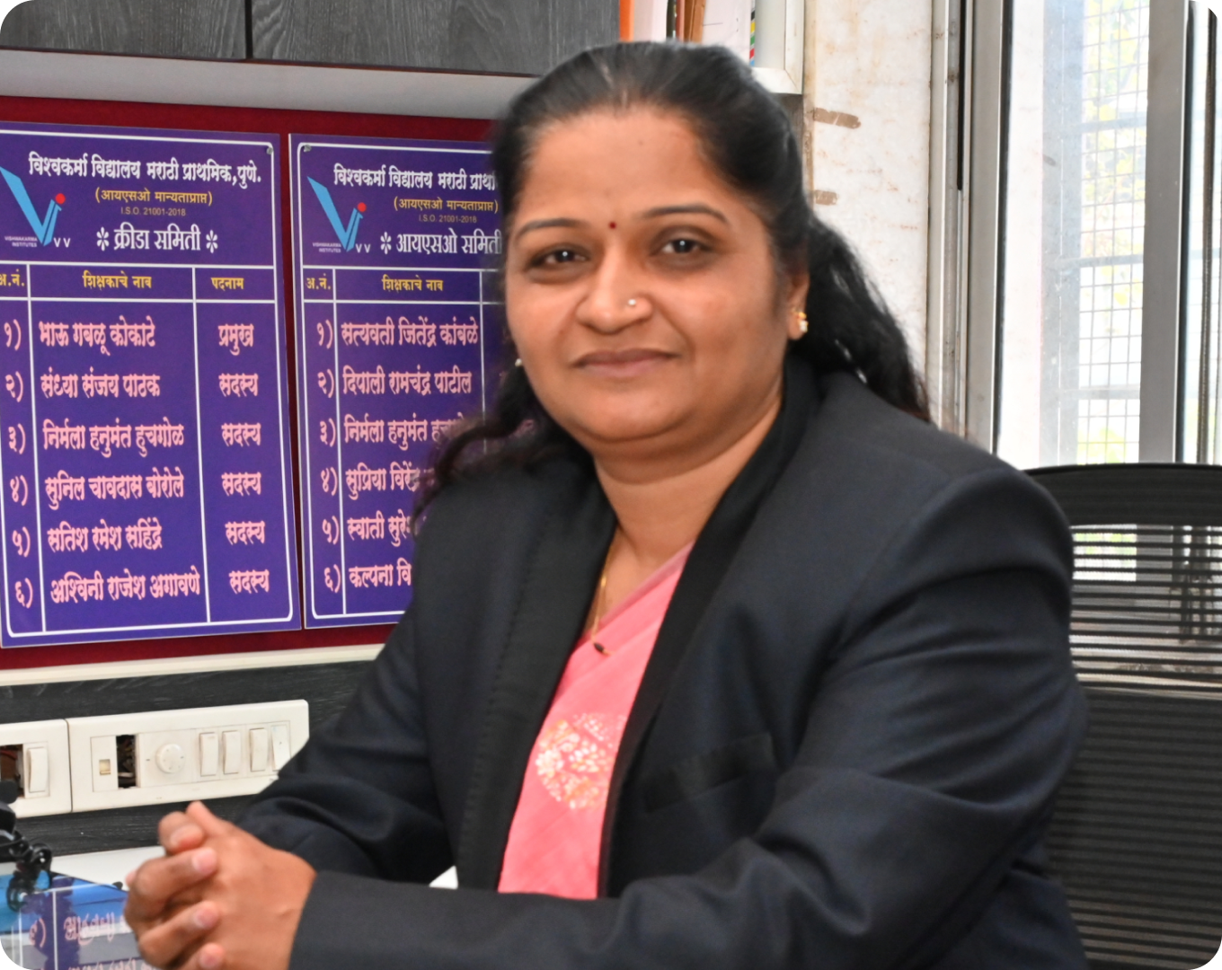 Mrs. Sunanda Sarde Principal, Vishwakarma Vidyalaya Marathi Primary School
